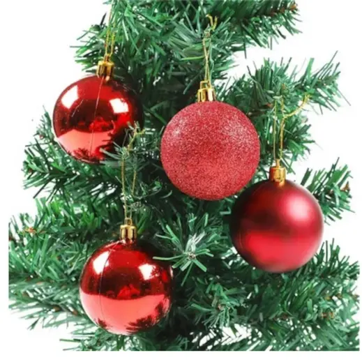 Red Christmas Baubles Set - Tree